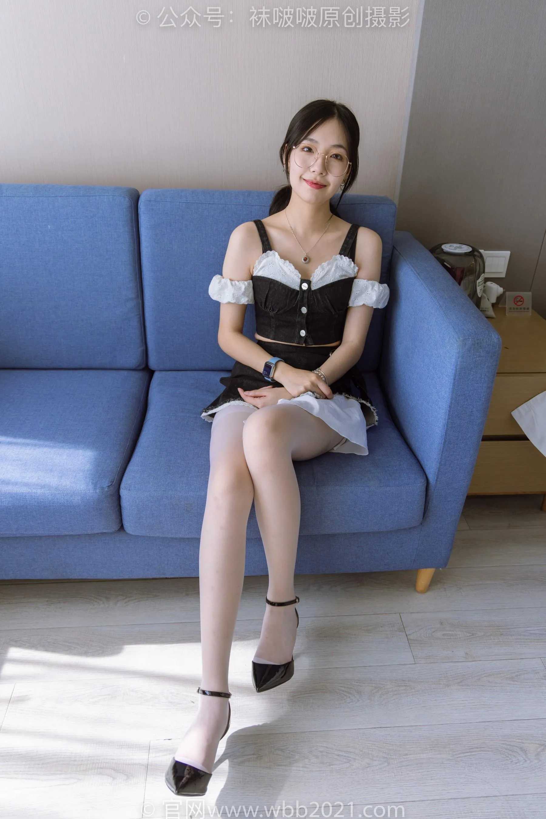 [BoBoSocks袜啵啵]NO.235 小甜豆-两双高跟鞋、白丝 [46P]插图6